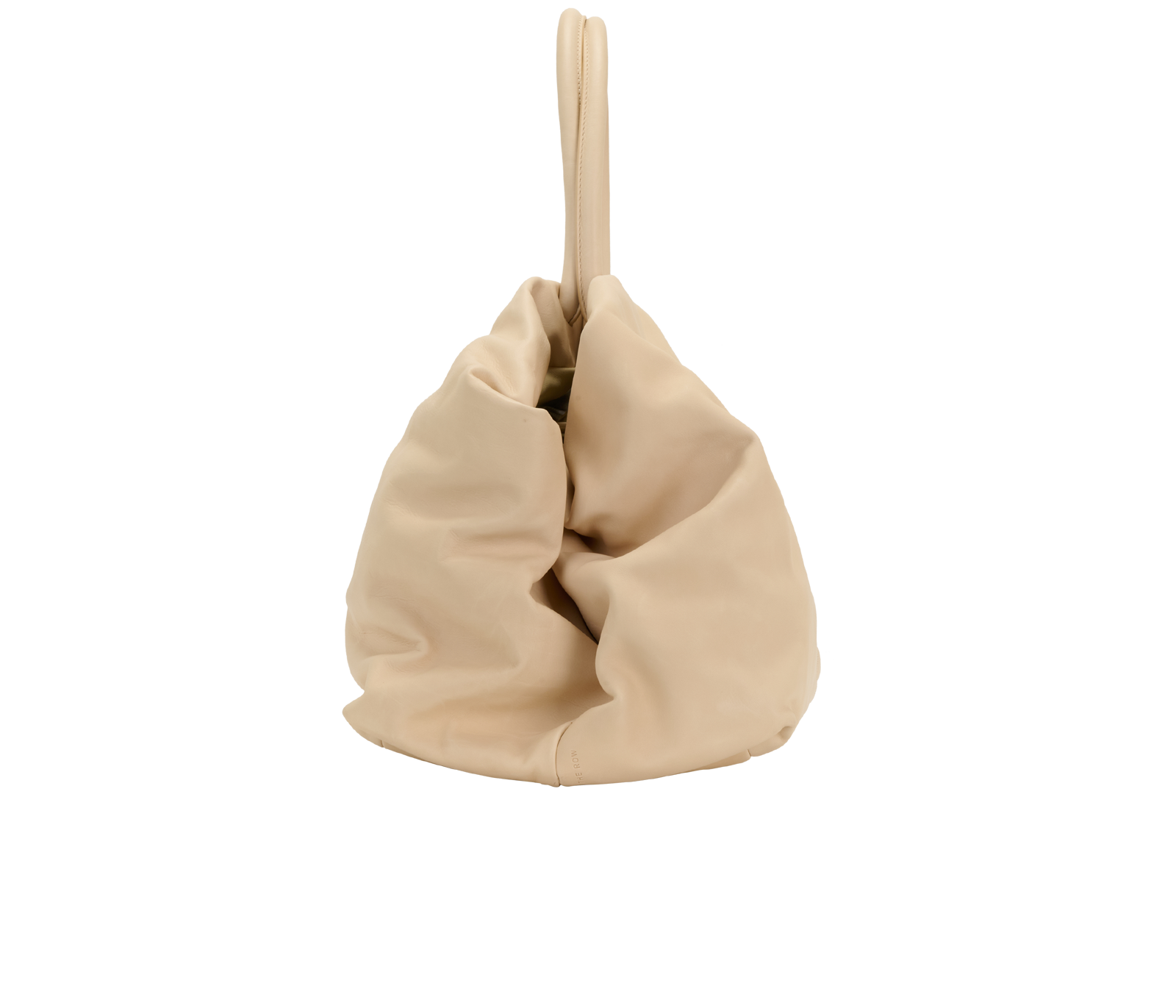 Elio Bourse Bag, &pound;1,600, Handbags, Cream, Leather, Side view